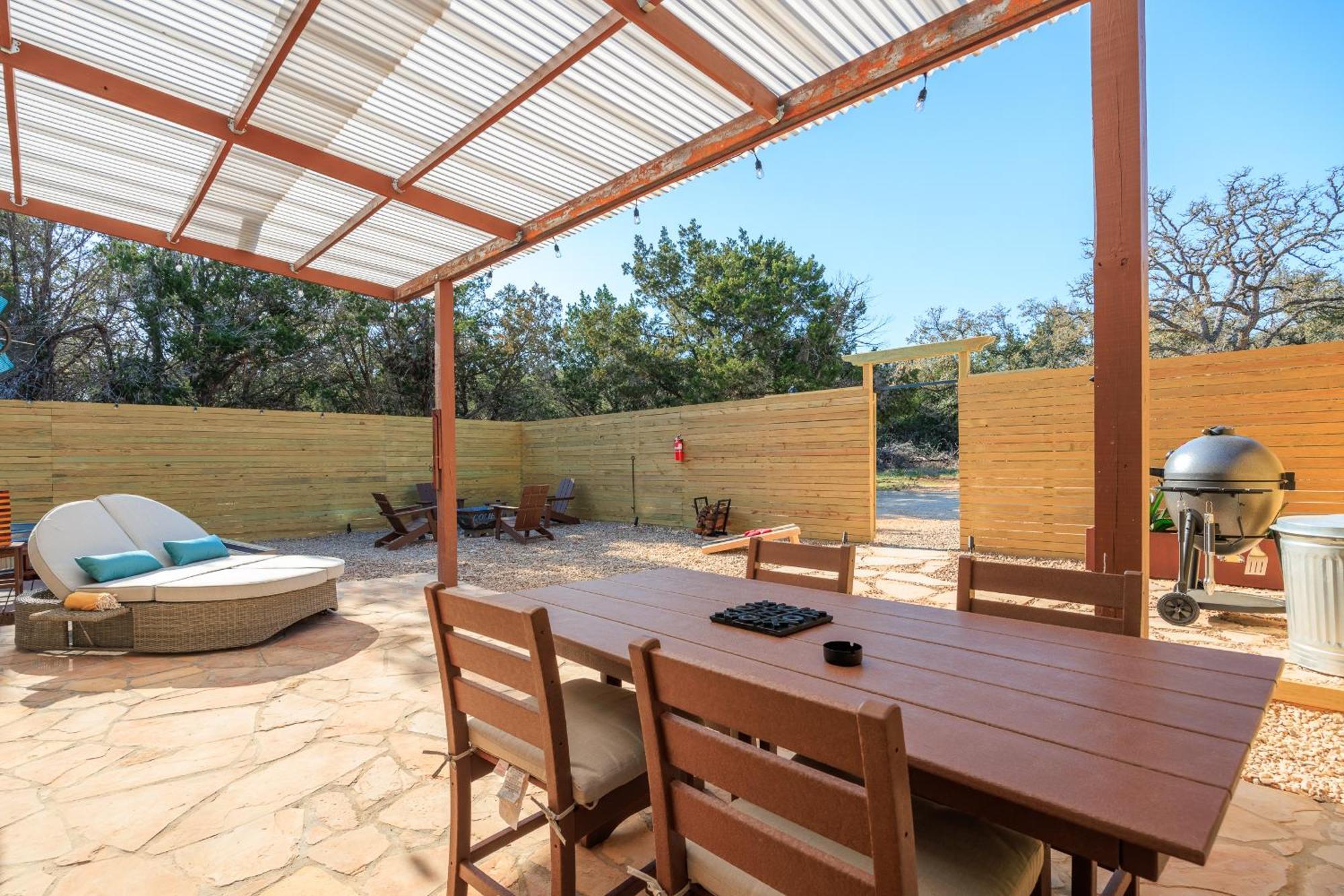 Romantic Luxury Retreat Hot Cold Pool & Sauna Wimberley Kültér fotó
